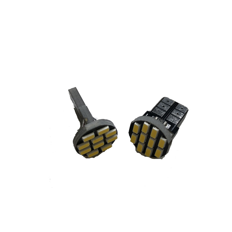 لامپ چراغ کوچک خودرو سام قرمز 10SMD پایه آریایی فشاری بسته 2 عدی
