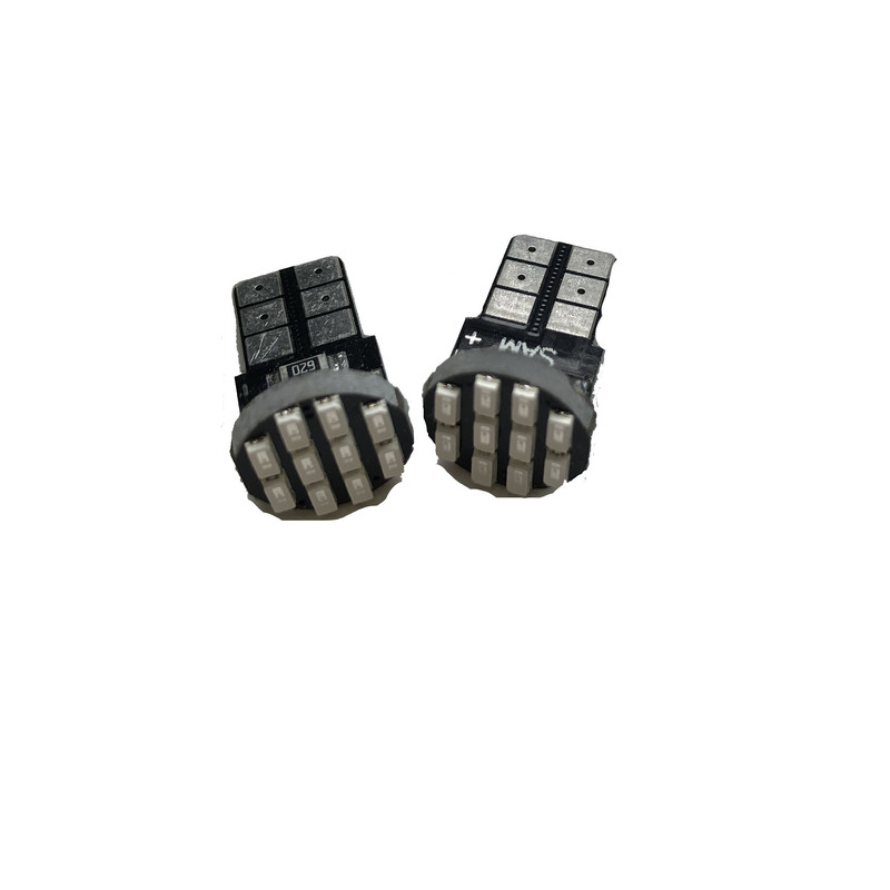لامپ چراغ کوچک خودرو سام قرمز 10SMD پایه آریایی فشاری بسته 2 عدی